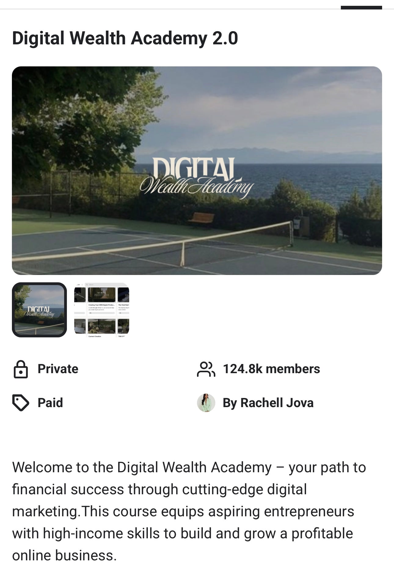 Digital Wealth Academy Affiliate Membership Program