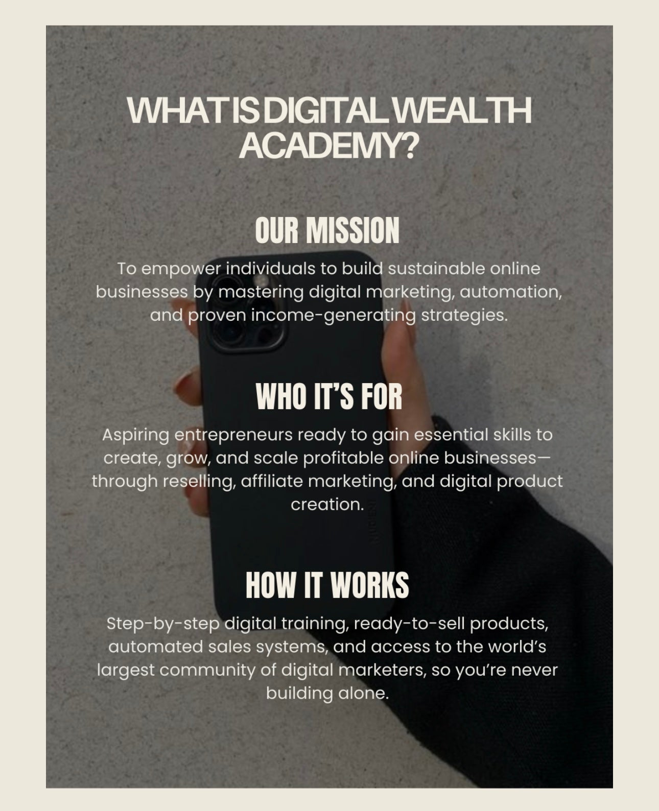 Digital Wealth Academy Affiliate Membership Program